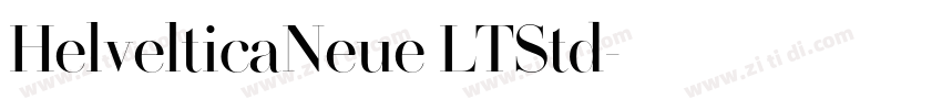 HelvelticaNeue LTStd字体转换
